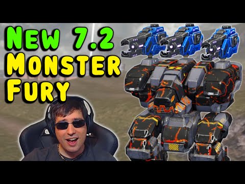 New 7.2 FURY Better Than BEHEMOTH? War Robots Nucleon Mk3 Gameplay WR