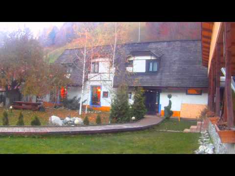 Timelapse apus la pensiunea Valea Argintilor din Bran