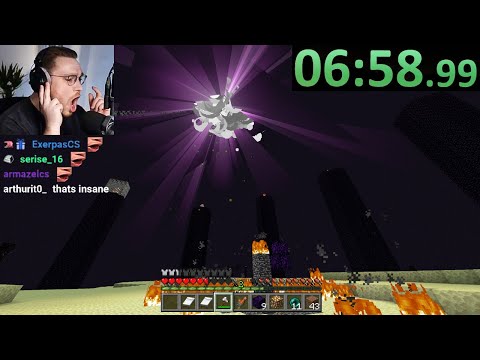 ohnepixel shocked by minecraft's craziest speedrun world records
