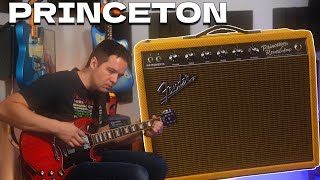 Video thumbnail for Amazing tones! Fender '65 Princeton Reverb 12" Lacquered Tweed by Landon Bailey
