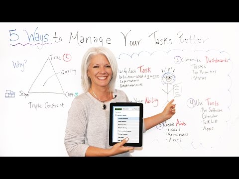 5 Ways to Manage Your Tasks Better - Project Management Training