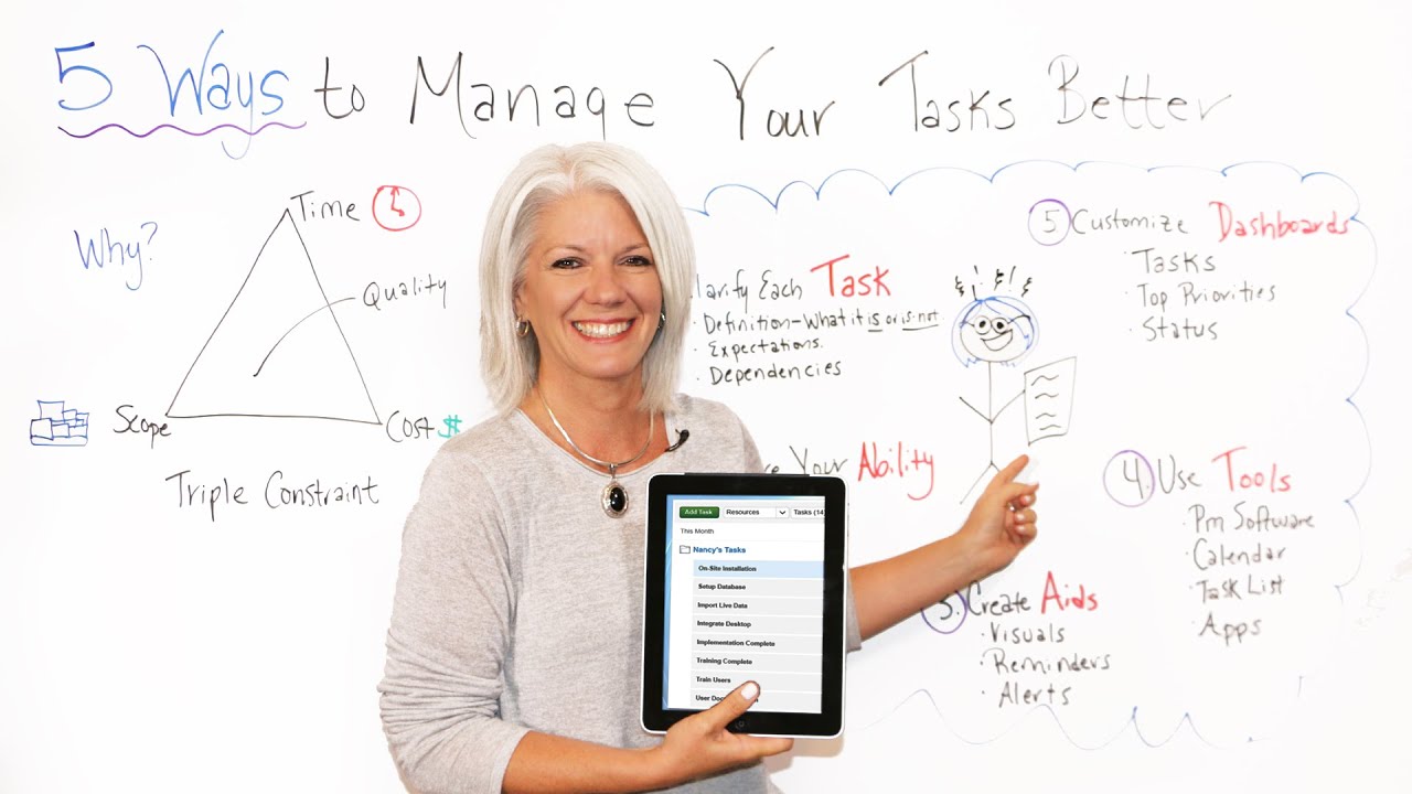 5 Ways to Manage Your Tasks Better - Project Management Training