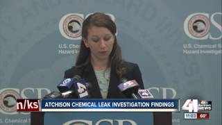Atchison chemical leak investigation findings