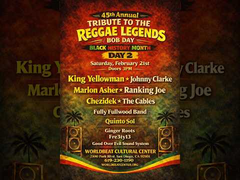 45th Tribute to the Reggae Legends/ Bob Day 2