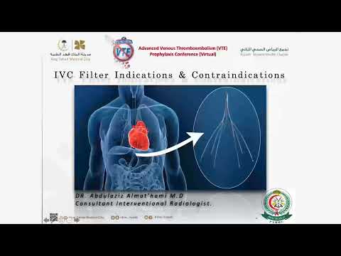IVC Filter Indications and Contraindications by Dr. Abdulaziz Almathami