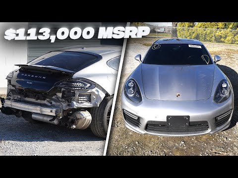 Thumbnail for Rebuilding a Smashed GTS Porsche Panamera - Episode 1 by Porsche Panamera