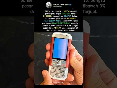 Kebangkitan dan Kebangkrutan Nokia 🥀 #shorts  #history #facts