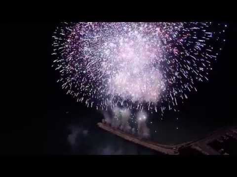Drone su fuochi ferragosto Civitanova M.  2014