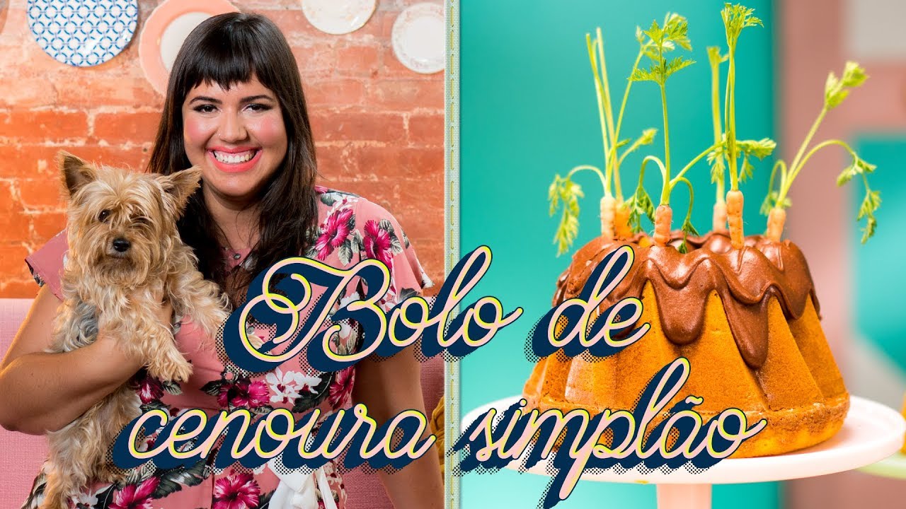 BOLO DE CENOURA QUE NÃO EMBATUMA