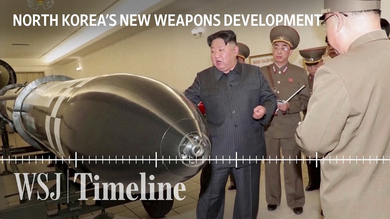 North Korea’s ‘Radioactive Tsunami’ Underwater Drone and Other New Weapons | WSJ Timeline