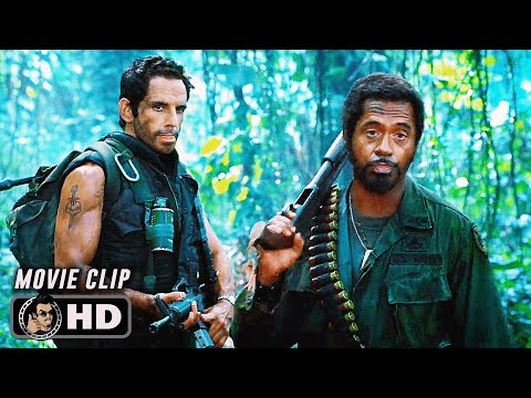 TROPIC THUNDER Clip - "Never Go Full Retard" (2008)