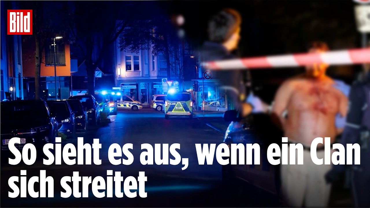 Polizisten verletzt: Gewalt-Exzess bei Osterfeier des Goman-Clans in Leverkusen