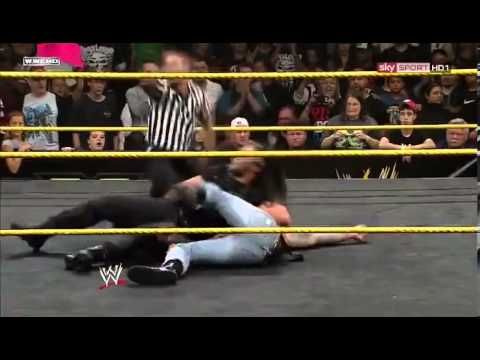 Seth Rollins Finisher " Skywalker " on Corey Graves