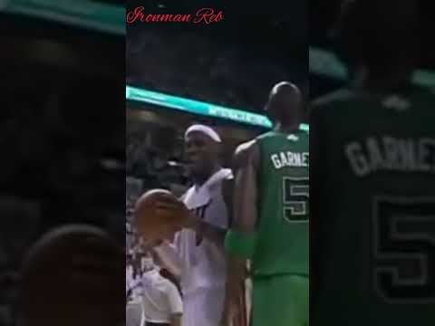 🔴 Lebron James Vs KEVIN GARNETT UNFAZED!! I #shorts