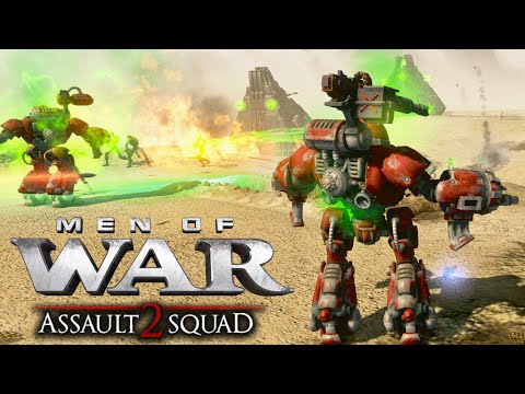 Adeptus Mechanicus vs Necrons | Epic Warhammer 40K Cinematic Battle | Men of War AS2 (4K)