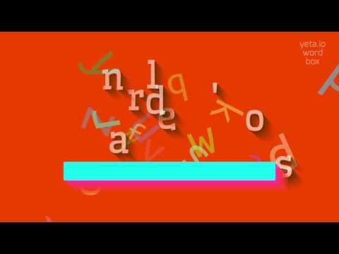 How to say "renaldo's"! (High Quality Voices)