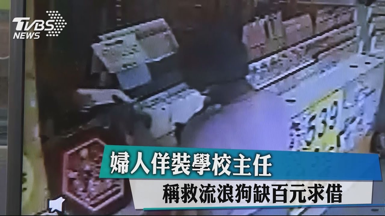 婦人佯裝學校主任 稱救流浪狗缺百元求借