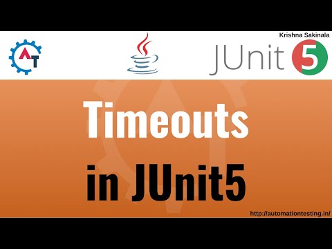 12. JUnit 5 Basics - Timeouts in JUnit 5 | What is Timeout in JUnit5 | Timeout Annotation