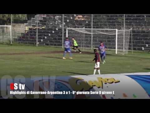 Gs Tv - highlights di Gavorrano-Argentina 3 a 1 - 6ª giornata Serie D girone E