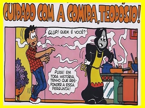 DonaMorte - Cuidado com a comida Teodosio!, Quadrinhos Turma da Mônica