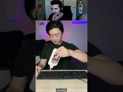 Cleaning Keyboard Lifehack! 😯 @iamisim