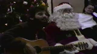 Kenny Loggins &amp; Santa - Memorial Rehab Hospital December 1984