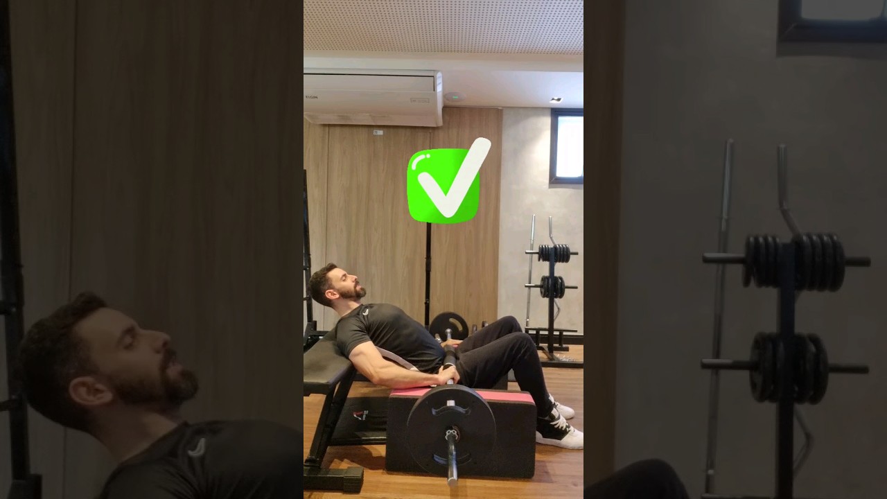 Elevação Pélvica com barra #gluteos