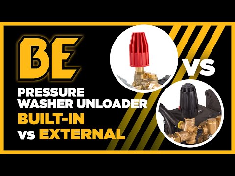 Built-In vs External Pressure Washer Unloader Valve