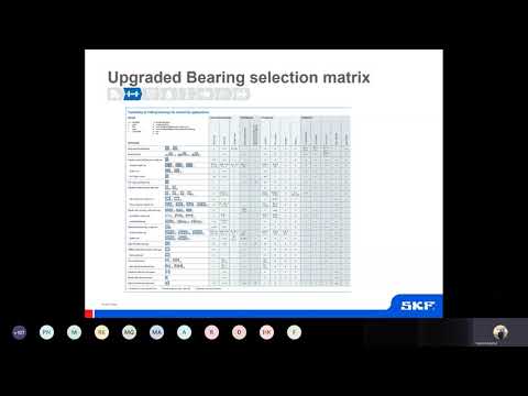 SKF Australasia Knowledge share | on-demand webinars | Bearing selection process