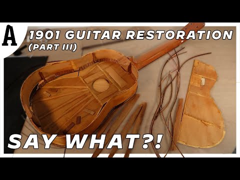 120 Years Old Guitar Restoration - (III) - Anjuda Guitars Nº16