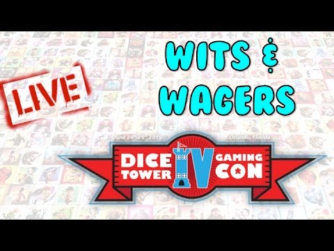 Dice Tower Con 2015 LIVE - Wits and Wagers - Starts at 11:55