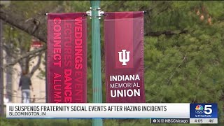IU suspends fraternity social events after hazing incidents
