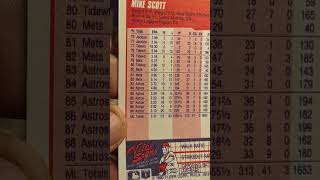 MIKE SCOTT 1990 FLEER BASEBALL CARD ⚾💪🔥
