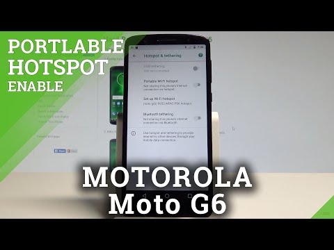 How to Enable Portable Hotspot on MOTOROLA Moto G6 - Share Wi-Fi |HardReset.Info