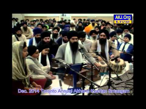 066 Toronto Dec. 2014 Smaagam - Friday Evening Keertan - Bh. Iqbal Singh Jee Mohali