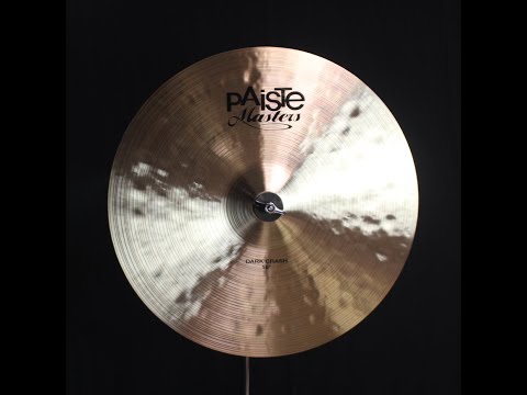 Paiste 16" Masters Dark Crash - 931g (video demo) image 2