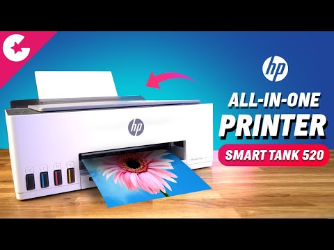 Best Printer for Home & Home Office - HP Smart Tank 520 All in One Printer Review!!