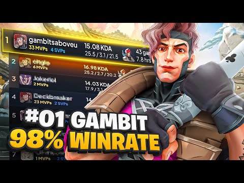 i hit RANK 1 GAMBIT in SOLO Q (98% WIN RATE)