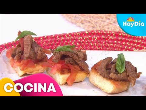 Botanas de pan con carne, un manjar que te hará chuparte los dedos | Hoy Día | Telemundo