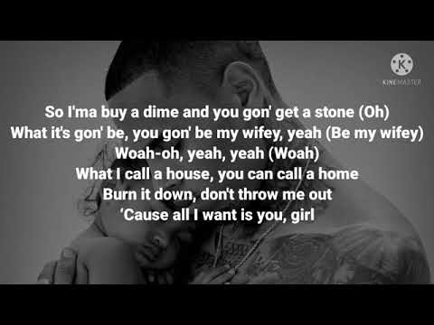 chrisbrown  Solid Gold (lyrics)