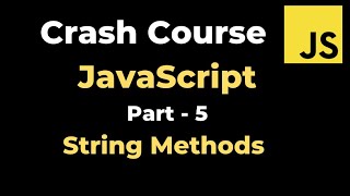 JavaScript Tutorial - Part 5 | String methods | yusy4code