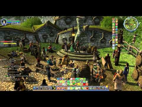 LOTRO Landroval 20100922 Lonely Mountain Band Album Release Party 10 Swanships of Alqualonde