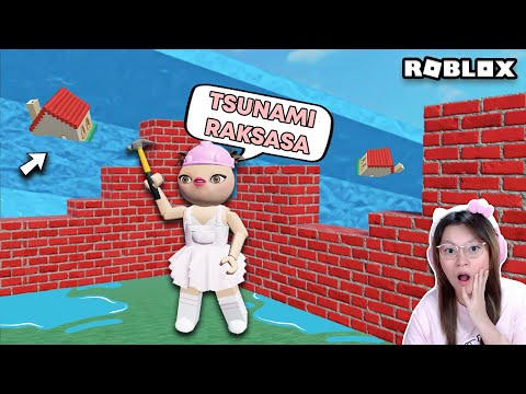 Membangun Rumah Anti Tsunami Raksasa ?!! [Roblox Indonesia]