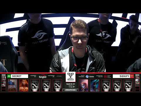 PVP Championships 2018 - Day 1 [Dota 2] [Team Secret vs Signify BO1]