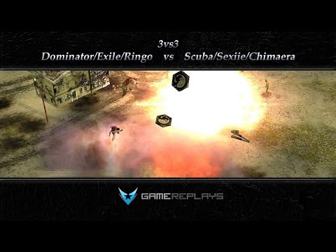 [C&C Zero Hour] 3vs3 - Dominator/Exile/Ringo vs Scuba/Sexiie/Chimaera