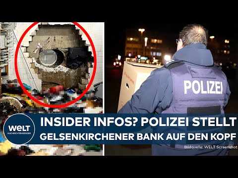 MILLIONEN-RAUB GELSENKIRCHEN: Täter mit Insider-Informationen? Polizei-Razzia in der Sparkasse