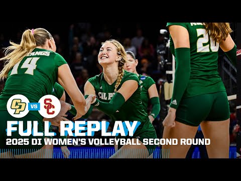 Cal Poly vs. USC: 2025 NCAA women's volleyball second round | FULL REPLAY