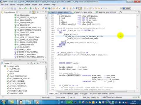 Abap In Eclipse Tutorials Navigating Your Source Code