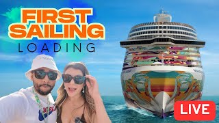 NCL AQUA IS HERE AND WE ARE GOING ONBOARD 🛳️ EMBARKATION DAY WARM-UP | NORWEGIAN
