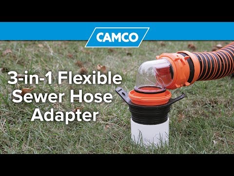 3-in-1 Flexible Sewer Hose Adapter